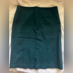 Ann Taylor Loft Vintage Wool Teal Women's Pencil Skirt
